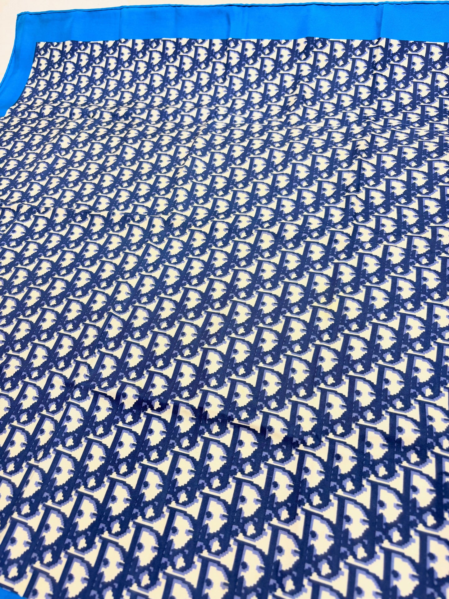 DIOR Foulard Carré Oblique en soie