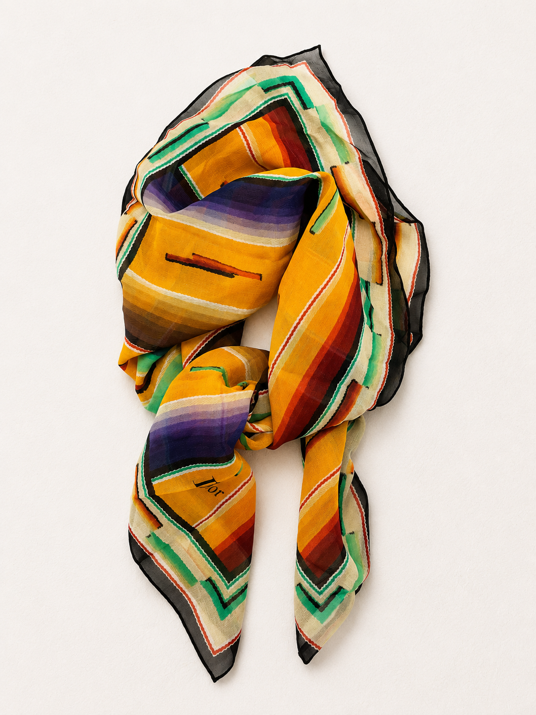 DIOR Foulard Carré en soie 2002