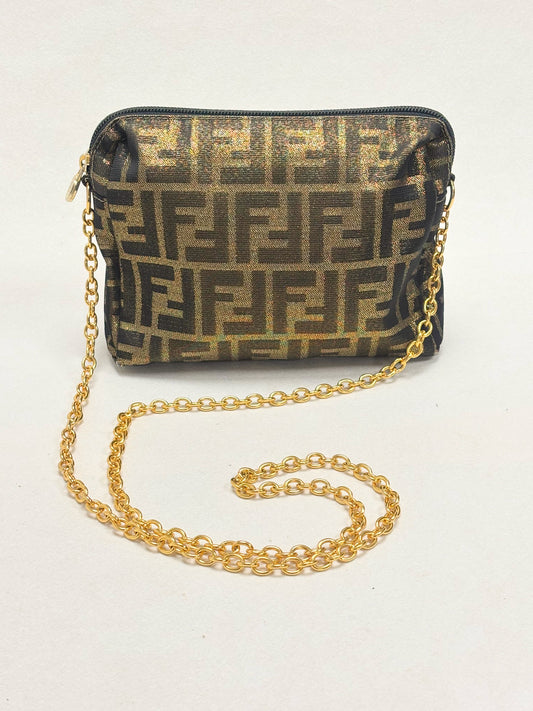 FENDI Sac Zucca Lamé