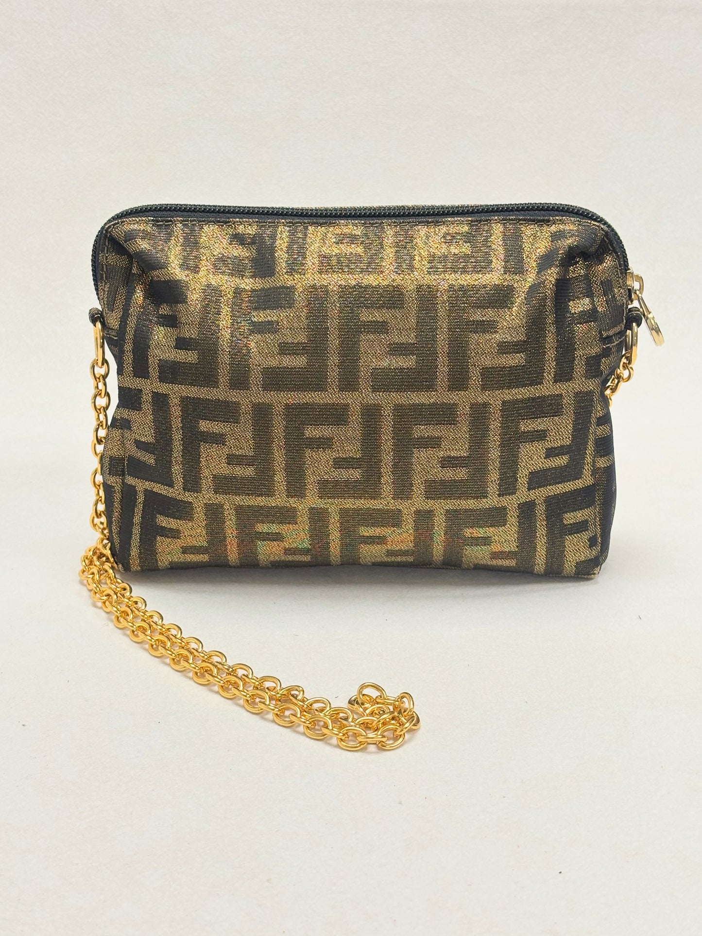 FENDI Sac Zucca Lamé
