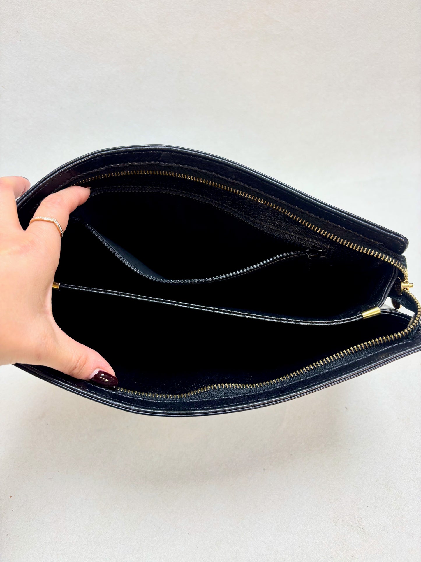 CÉLINE Pochette en cuir