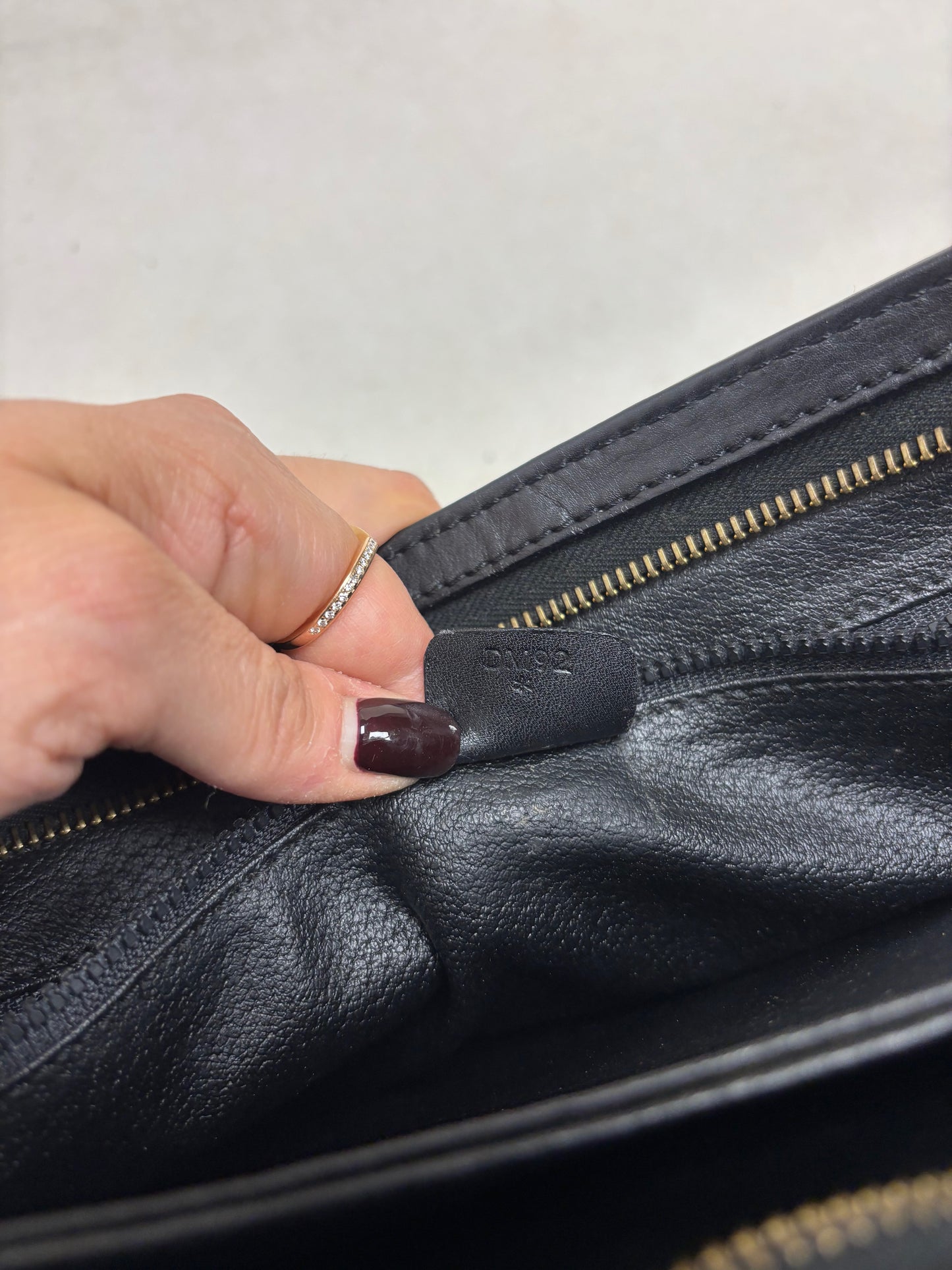 CÉLINE Pochette en cuir