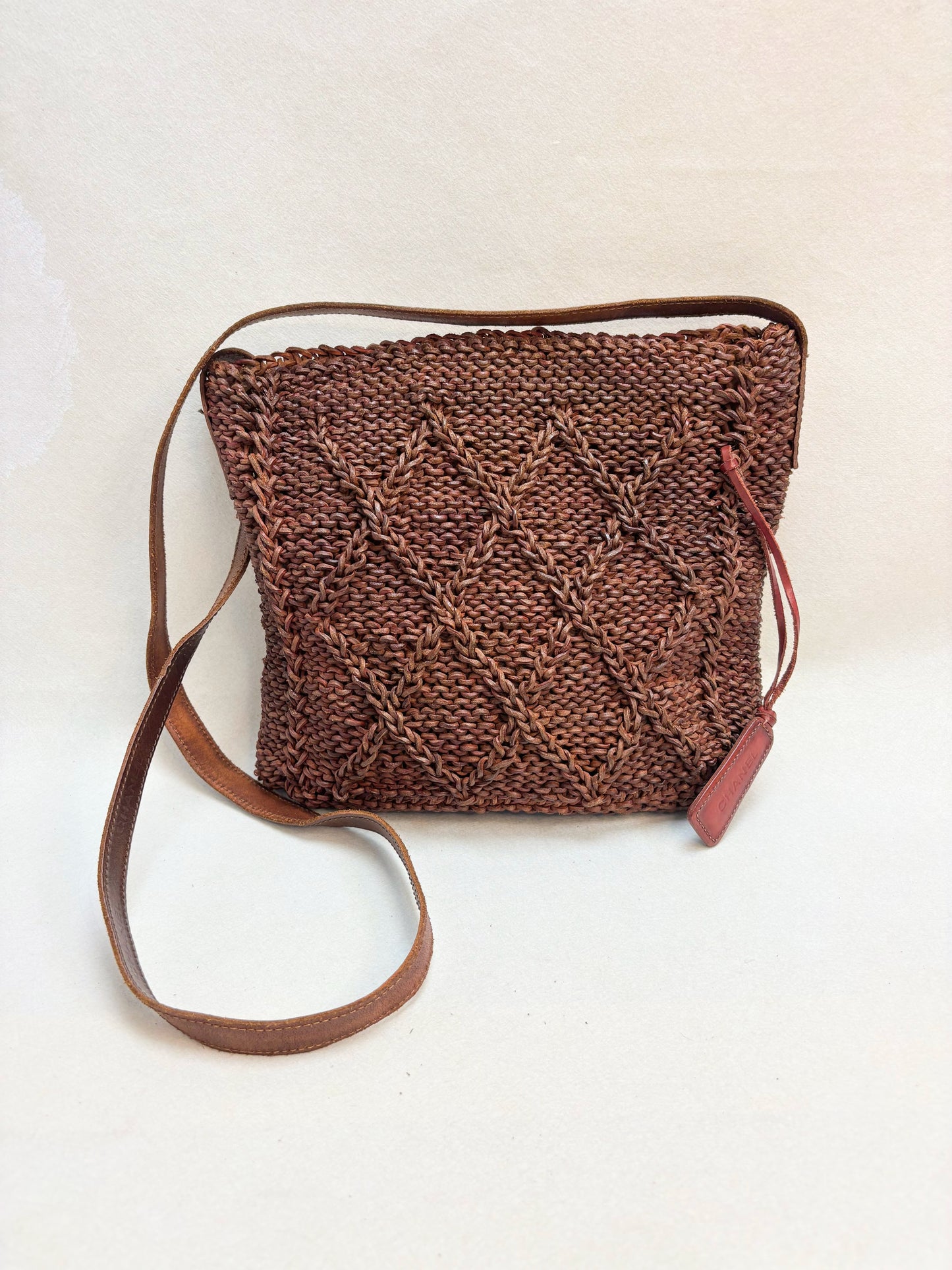 CHANEL Sac Cuir tressé