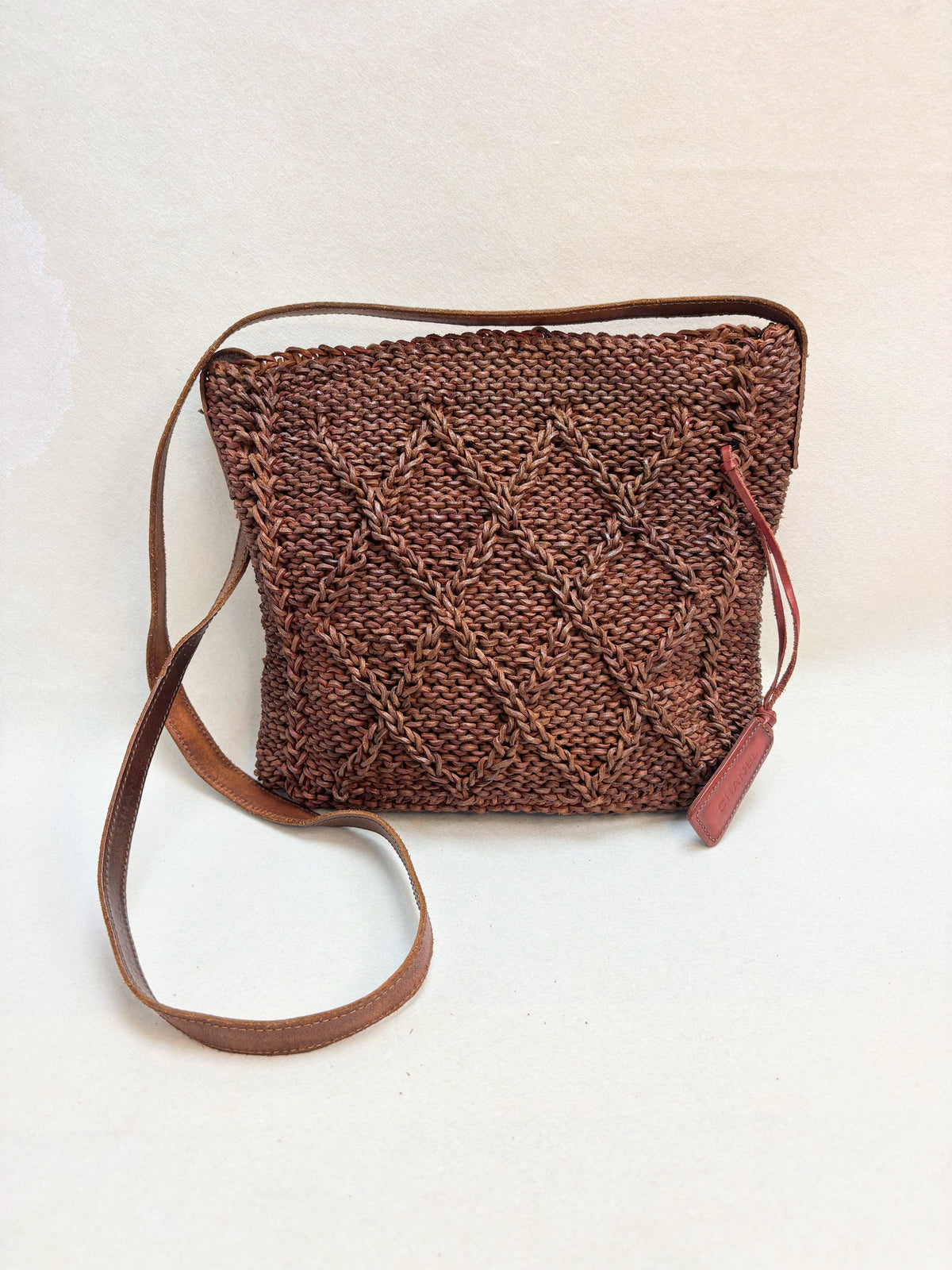 CHANEL Sac Cuir tressé