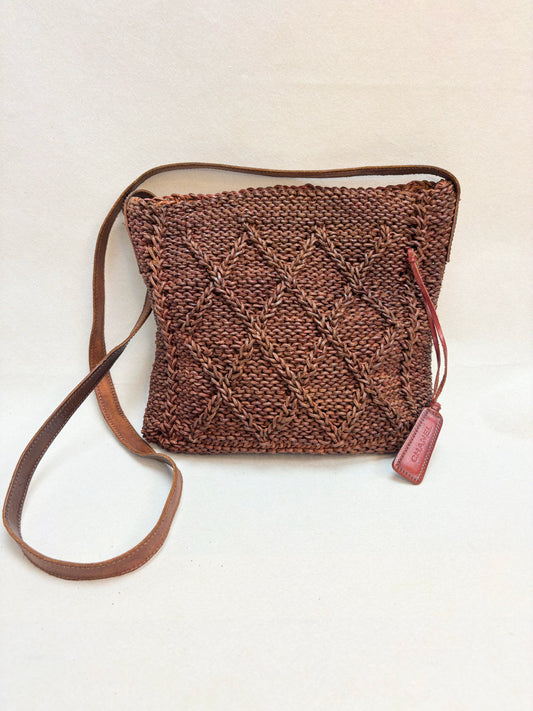 CHANEL Sac Cuir tressé