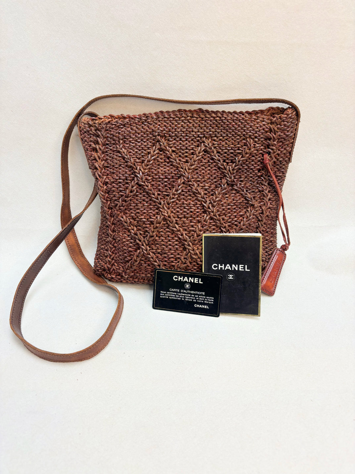 CHANEL Sac Cuir tressé