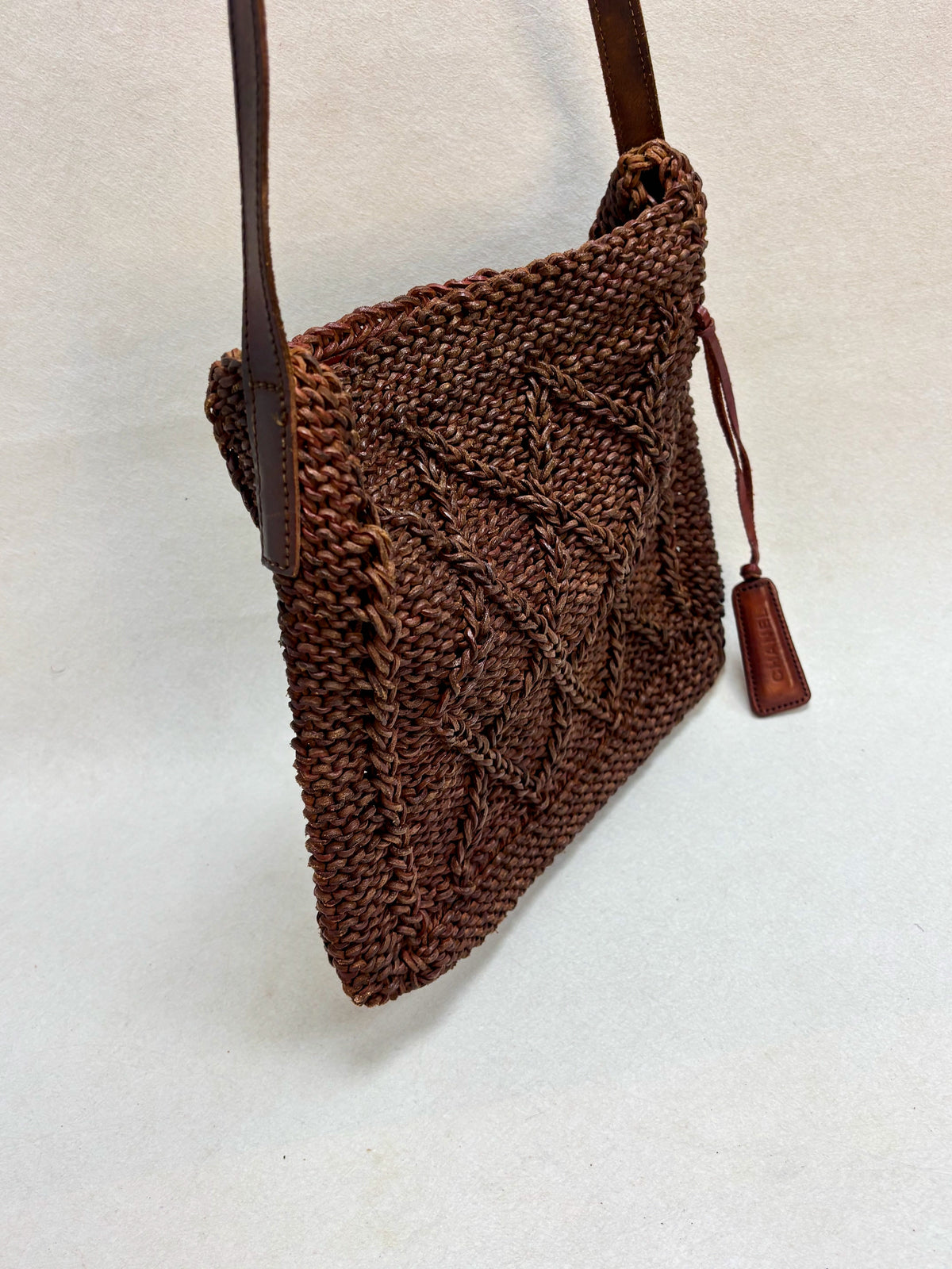 CHANEL Sac Cuir tressé
