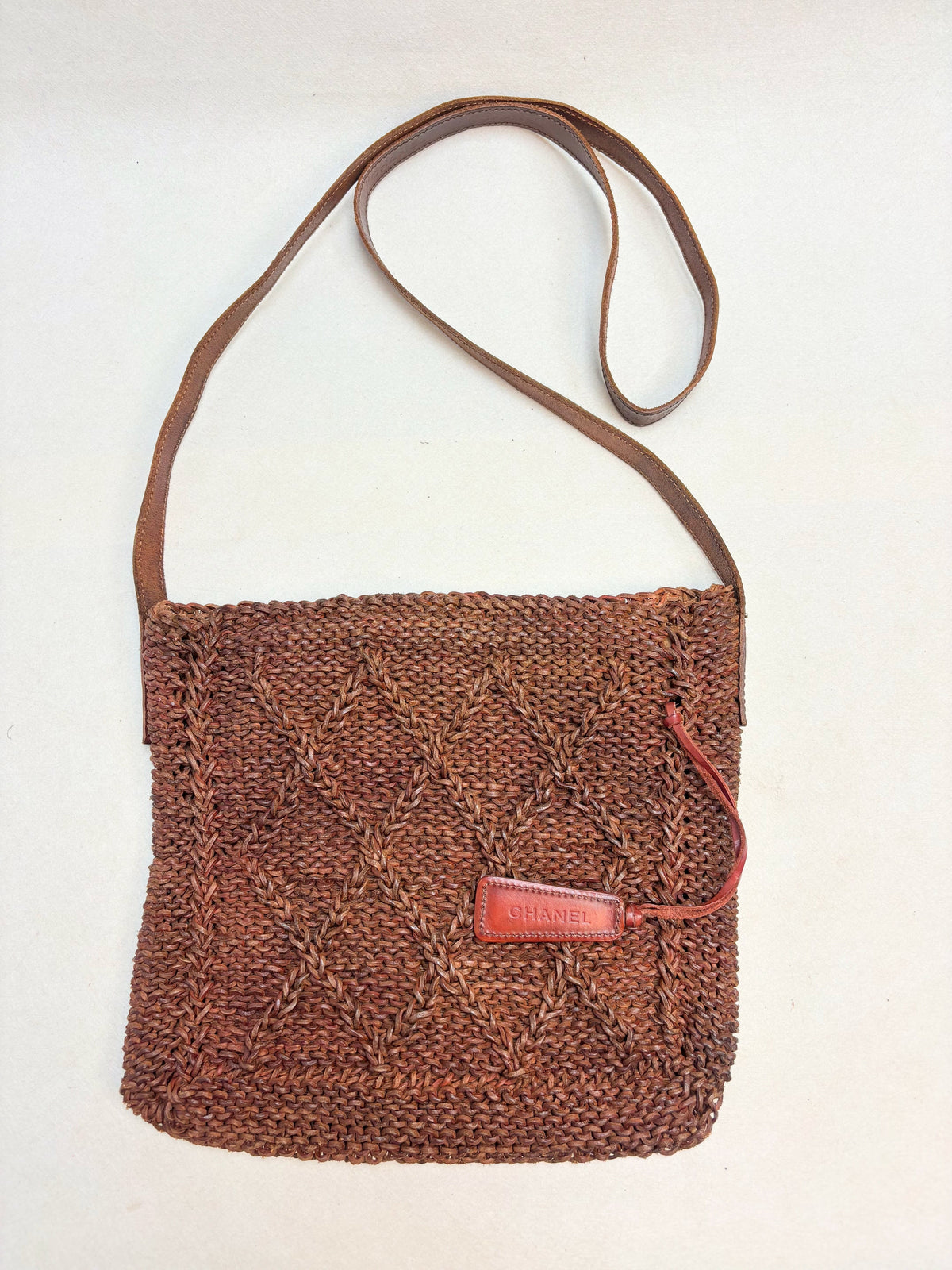 CHANEL Sac Cuir tressé