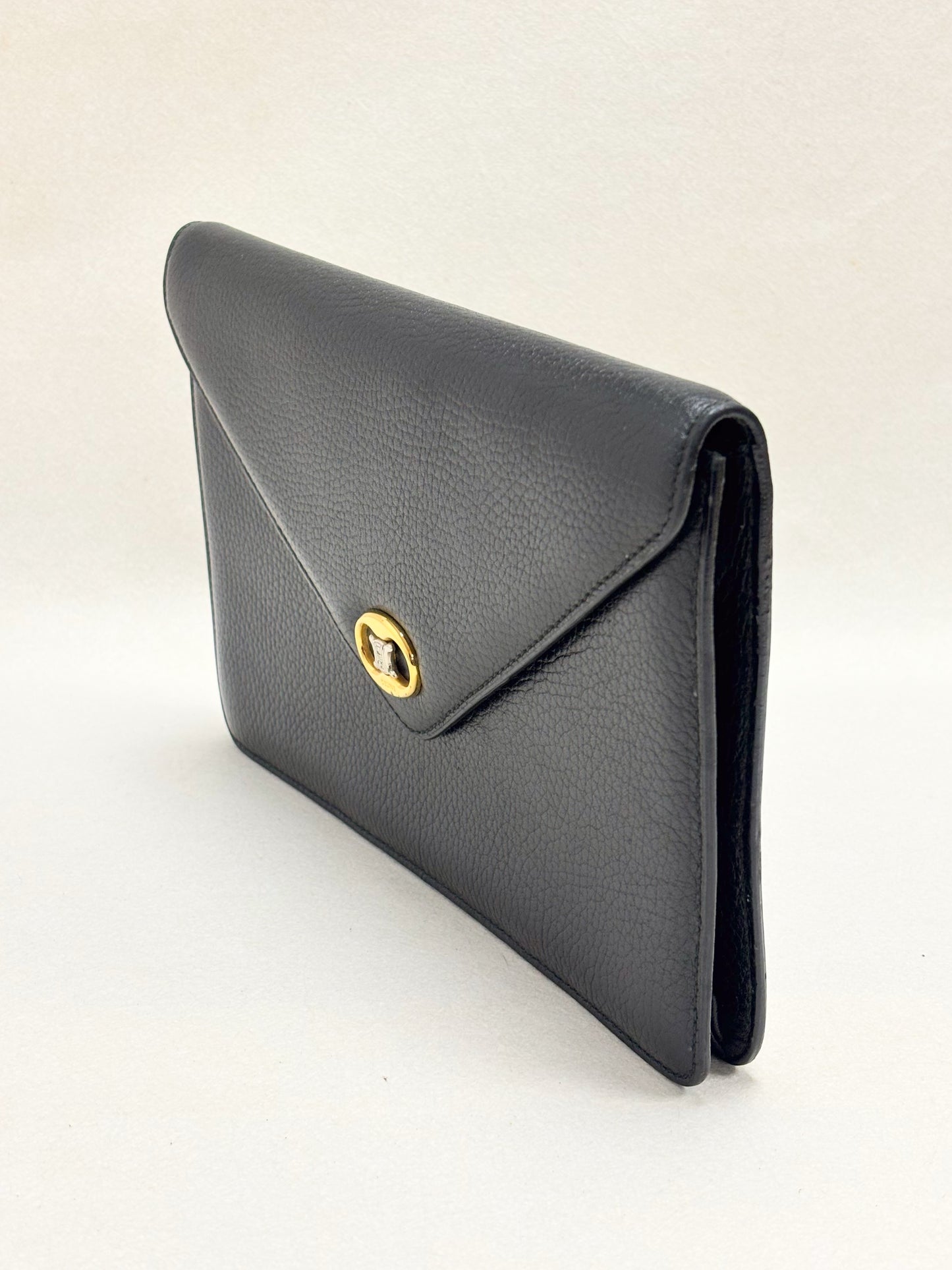 CÉLINE Pochette Cuir Grainé