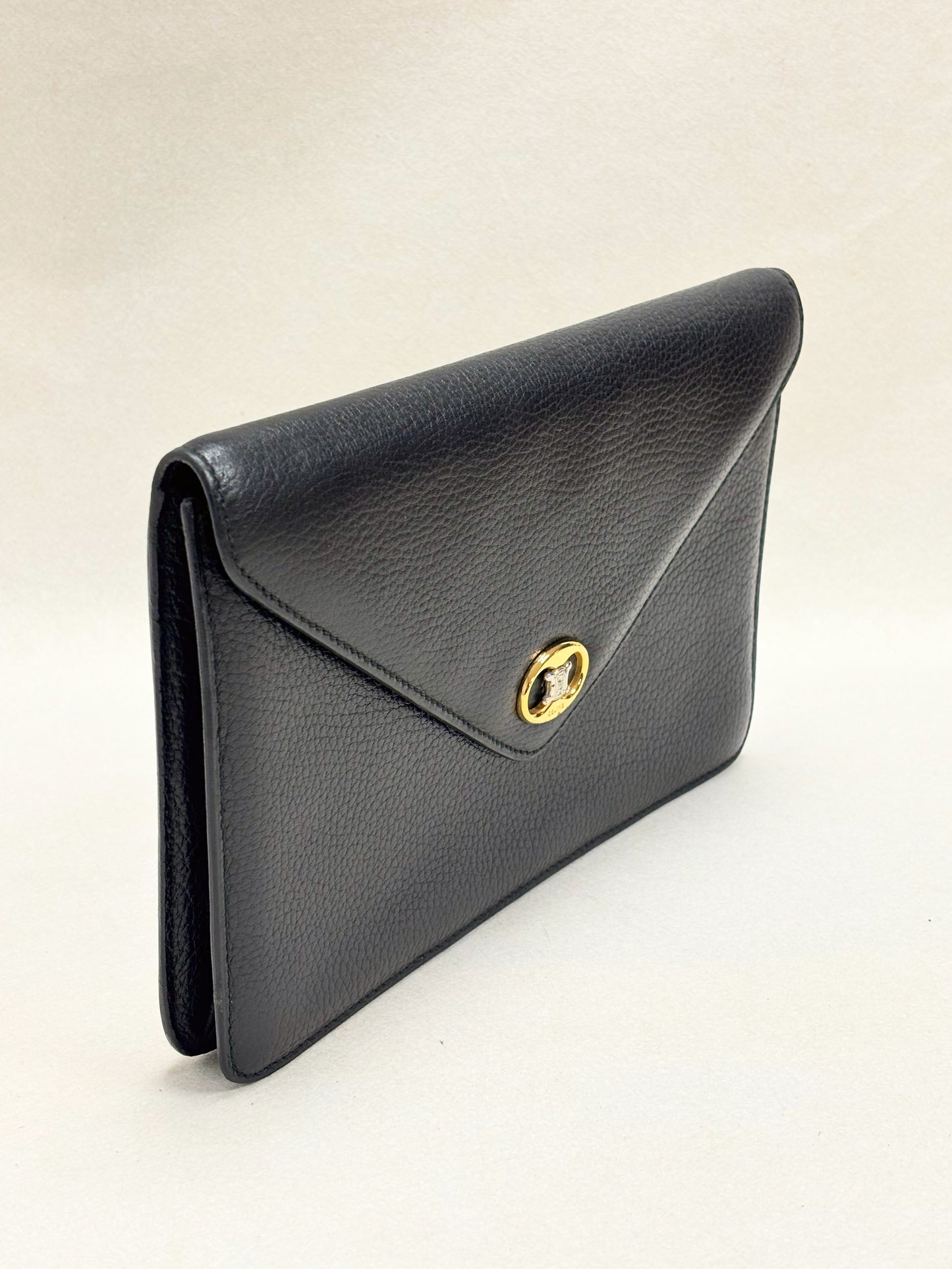 CÉLINE Pochette Cuir Grainé