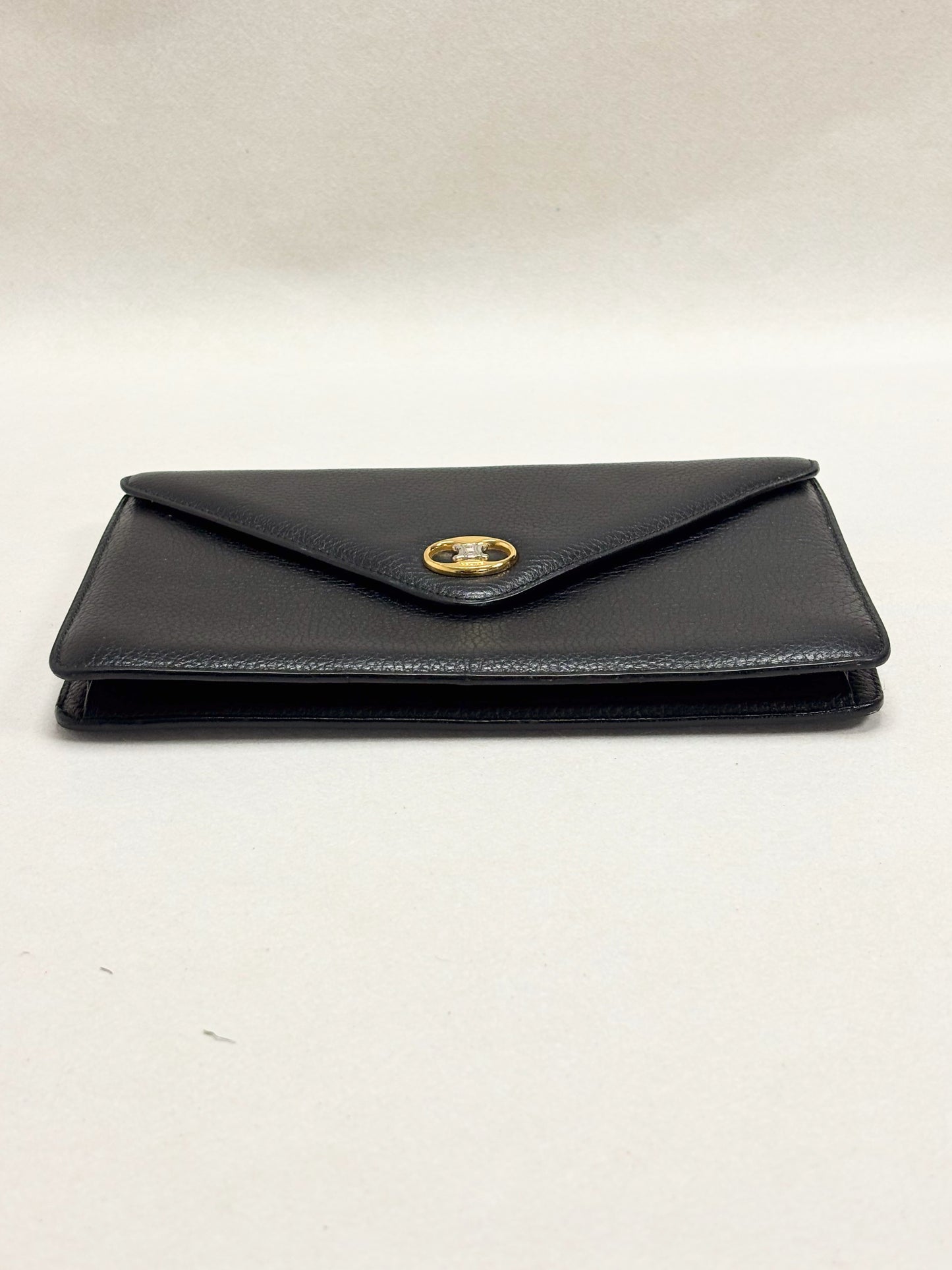 CÉLINE Pochette Cuir Grainé