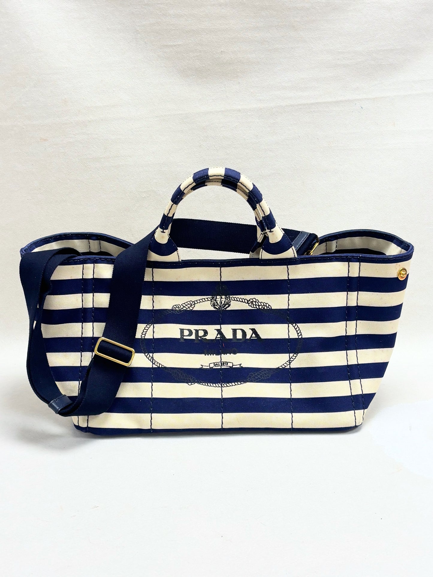PRADA Sac Cabas Canapa GM