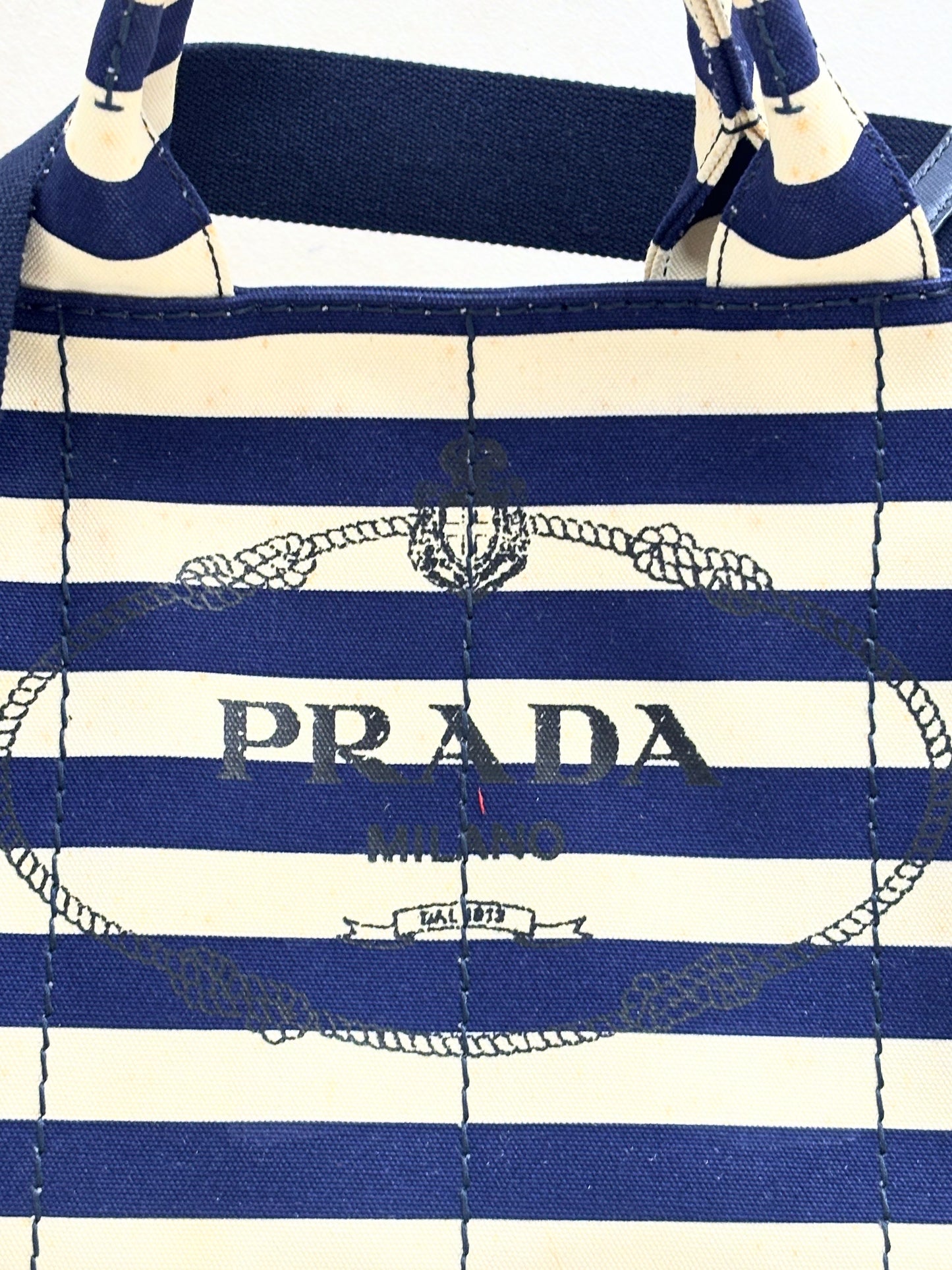 PRADA Sac Cabas Canapa GM