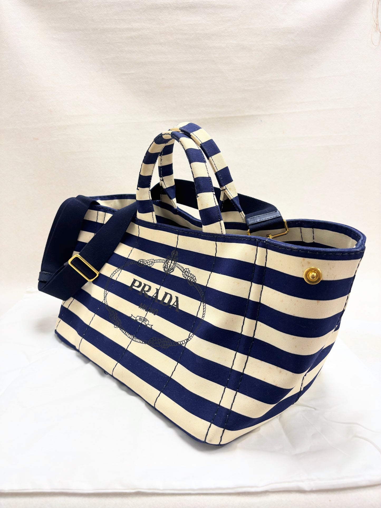 PRADA Sac Cabas Canapa GM