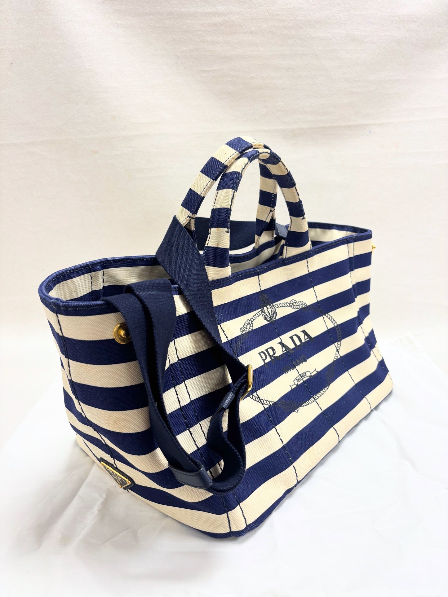 PRADA Sac Cabas Canapa GM