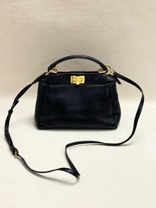 FENDI Sac Peekaboo Small en cuir