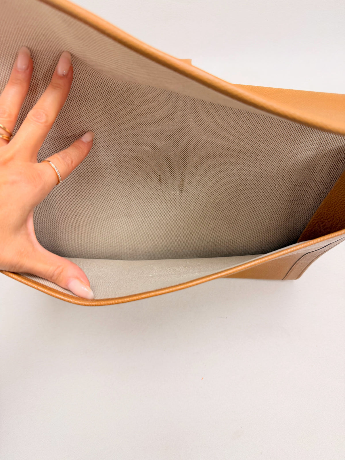 HERMES Pochette Jige GM