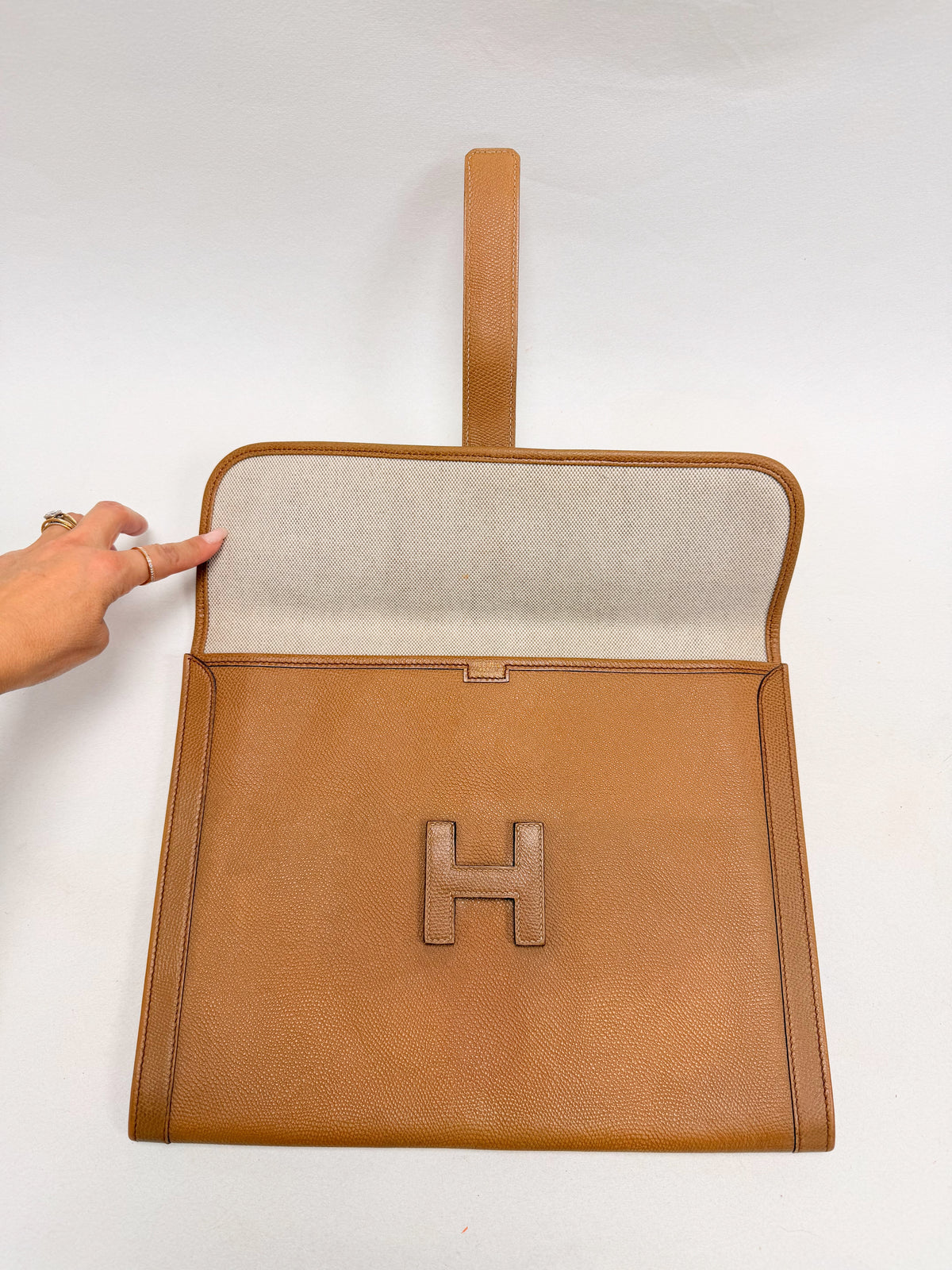 HERMES Pochette Jige GM