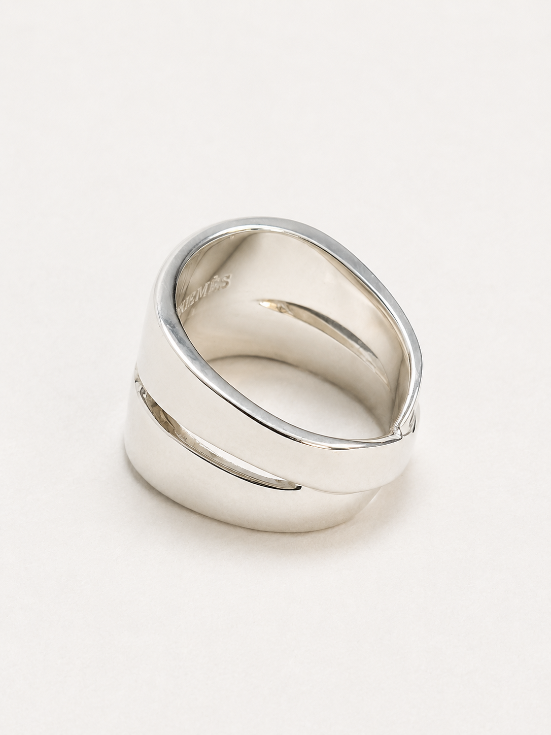 HERMÈS Bague Argent
