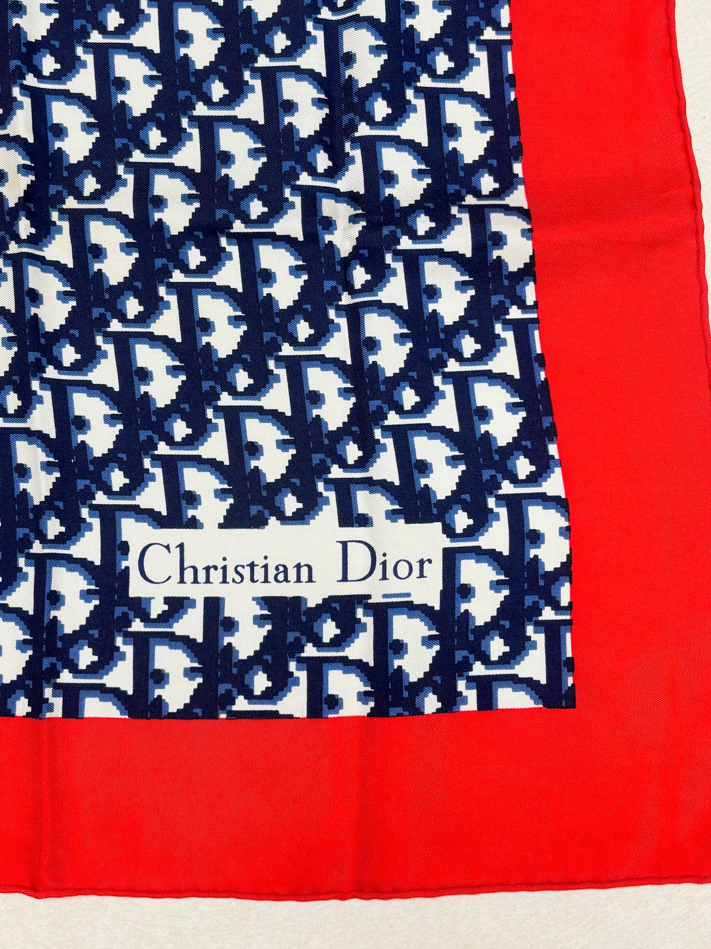 DIOR Carré Oblique en soie