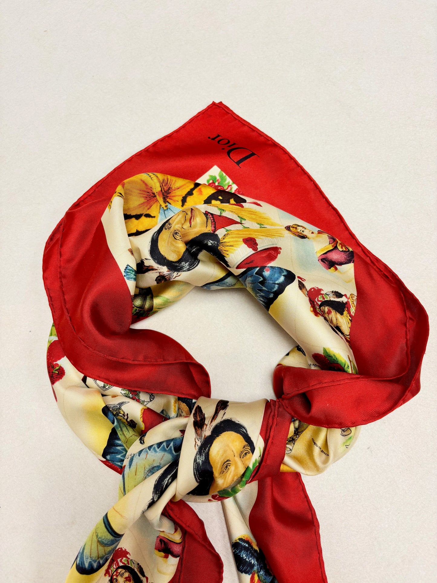 DIOR Foulard Carré en soie 2002