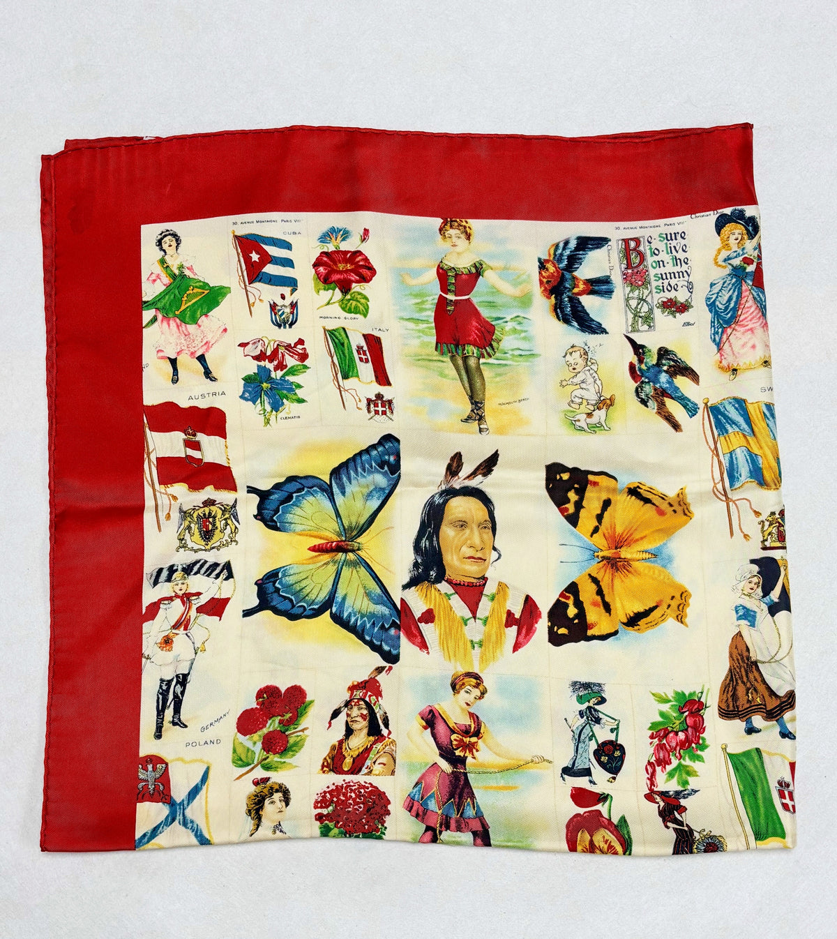 DIOR Foulard Carré en soie 2002