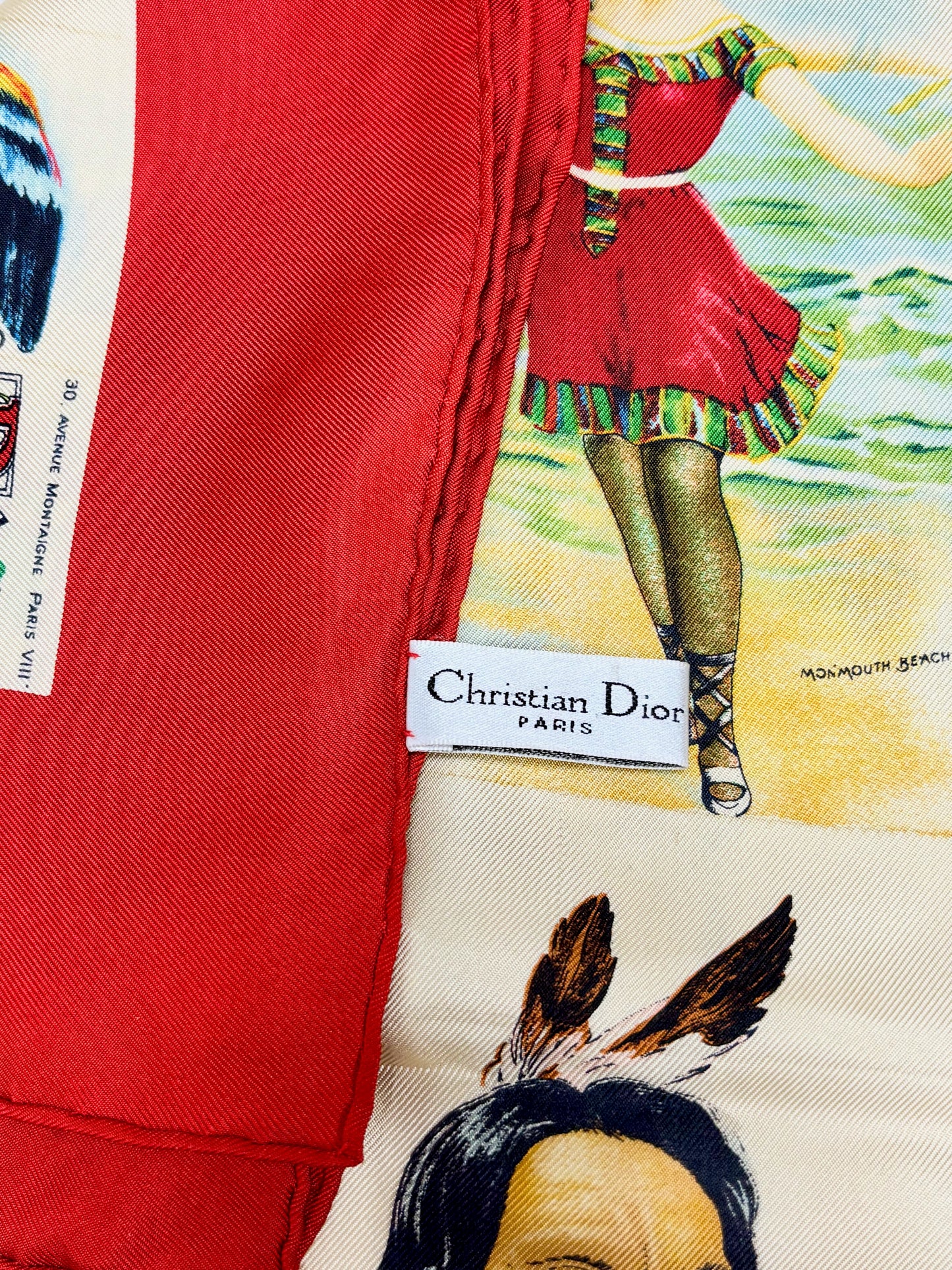 DIOR Foulard Carré en soie 2002