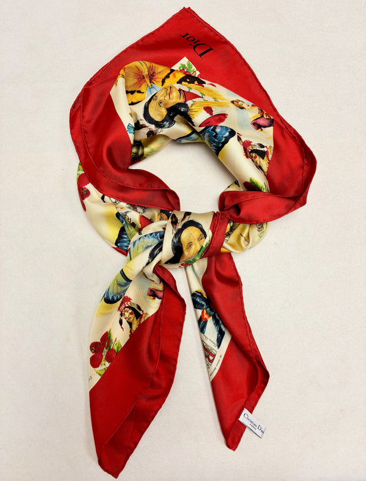 DIOR Foulard Carré en soie 2002