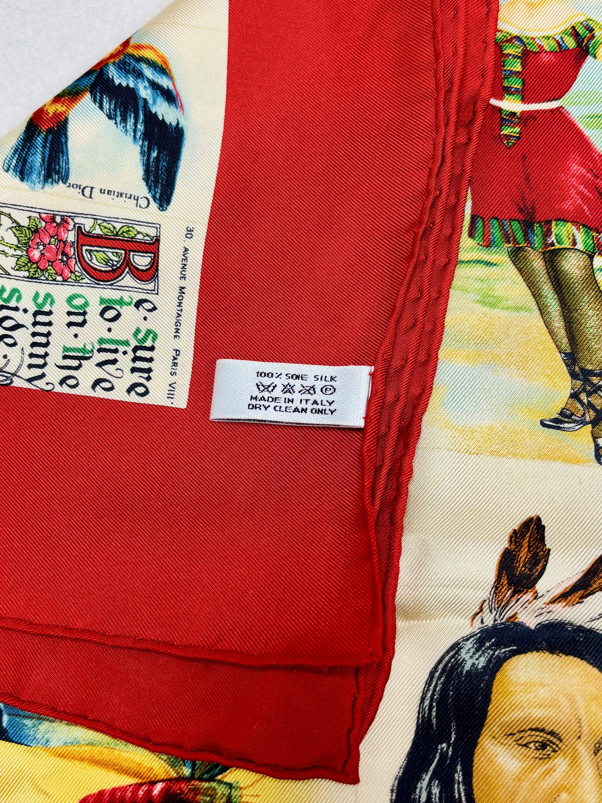 DIOR Foulard Carré en soie 2002