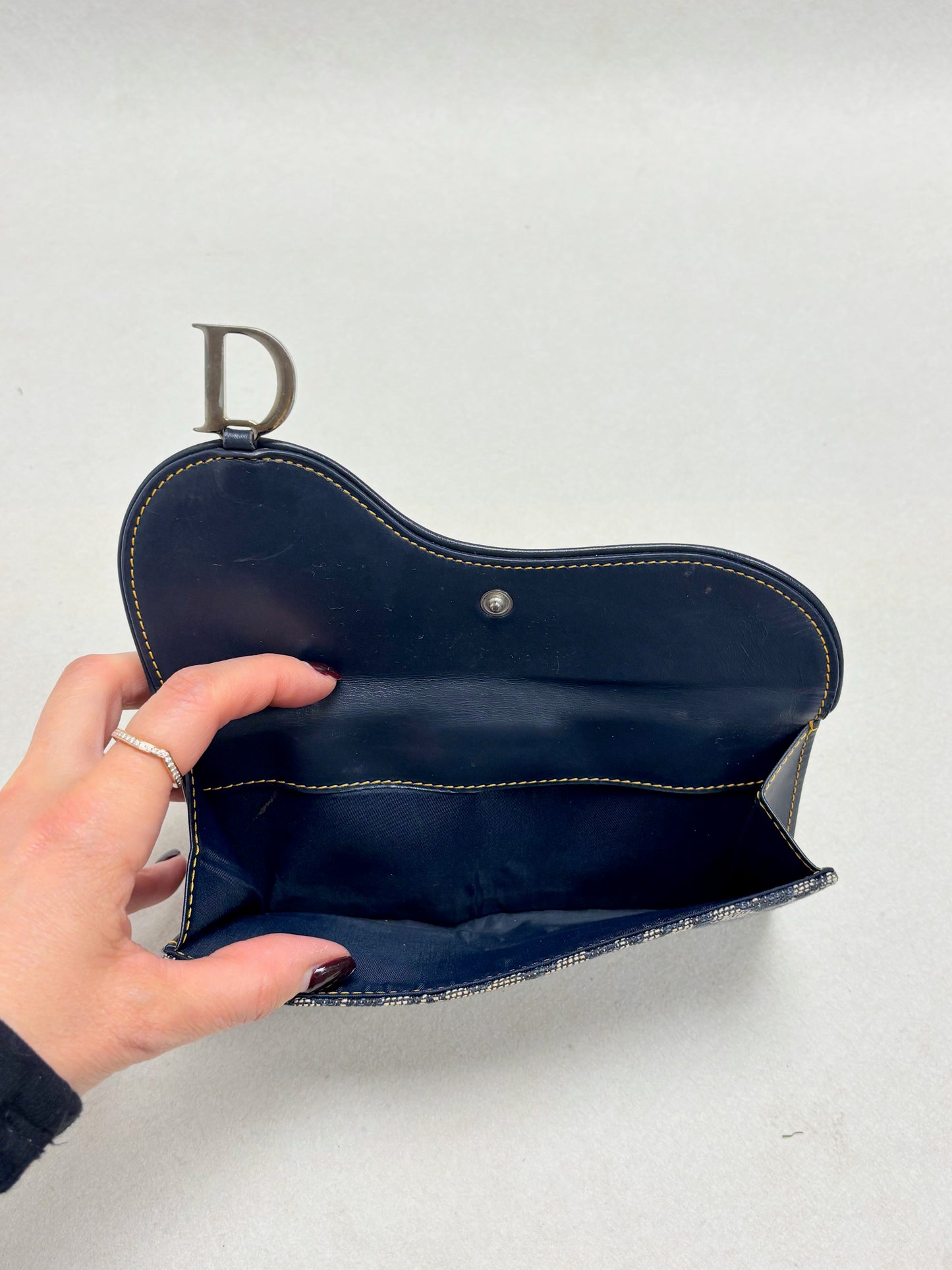 DIOR Portefeuille Saddle Oblique