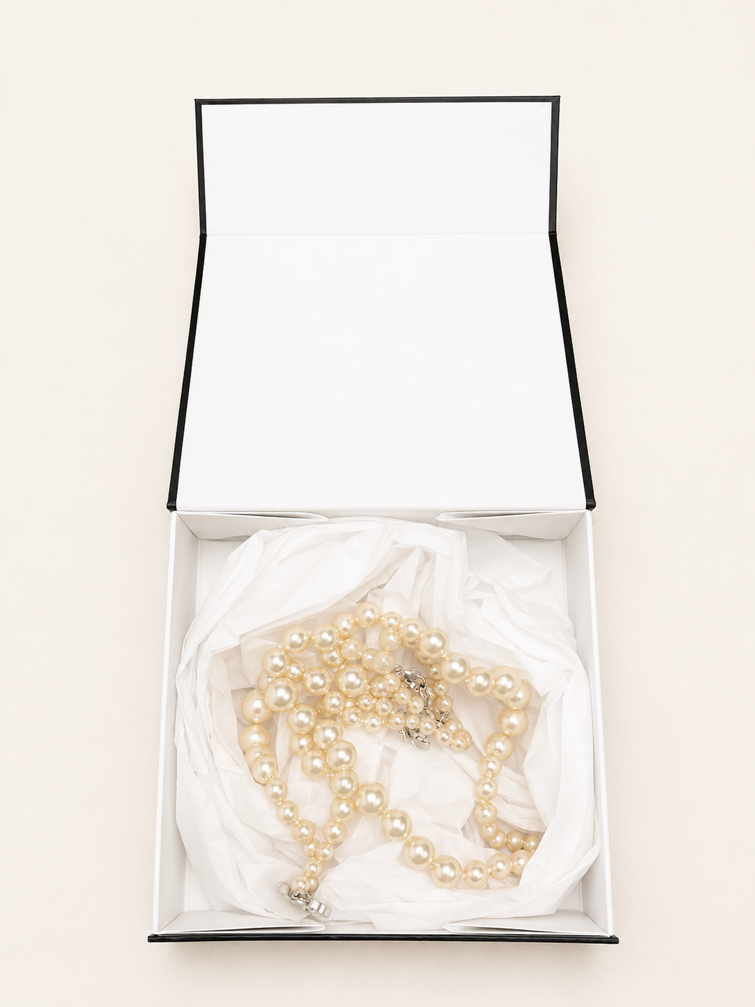 CHANEL Collier Sautoir Perles