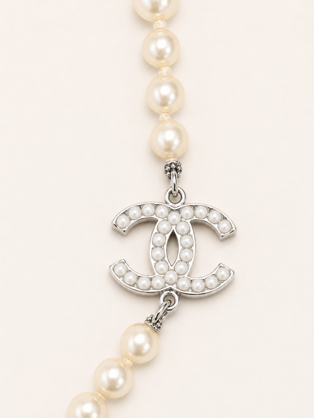 CHANEL Collier Sautoir Perles