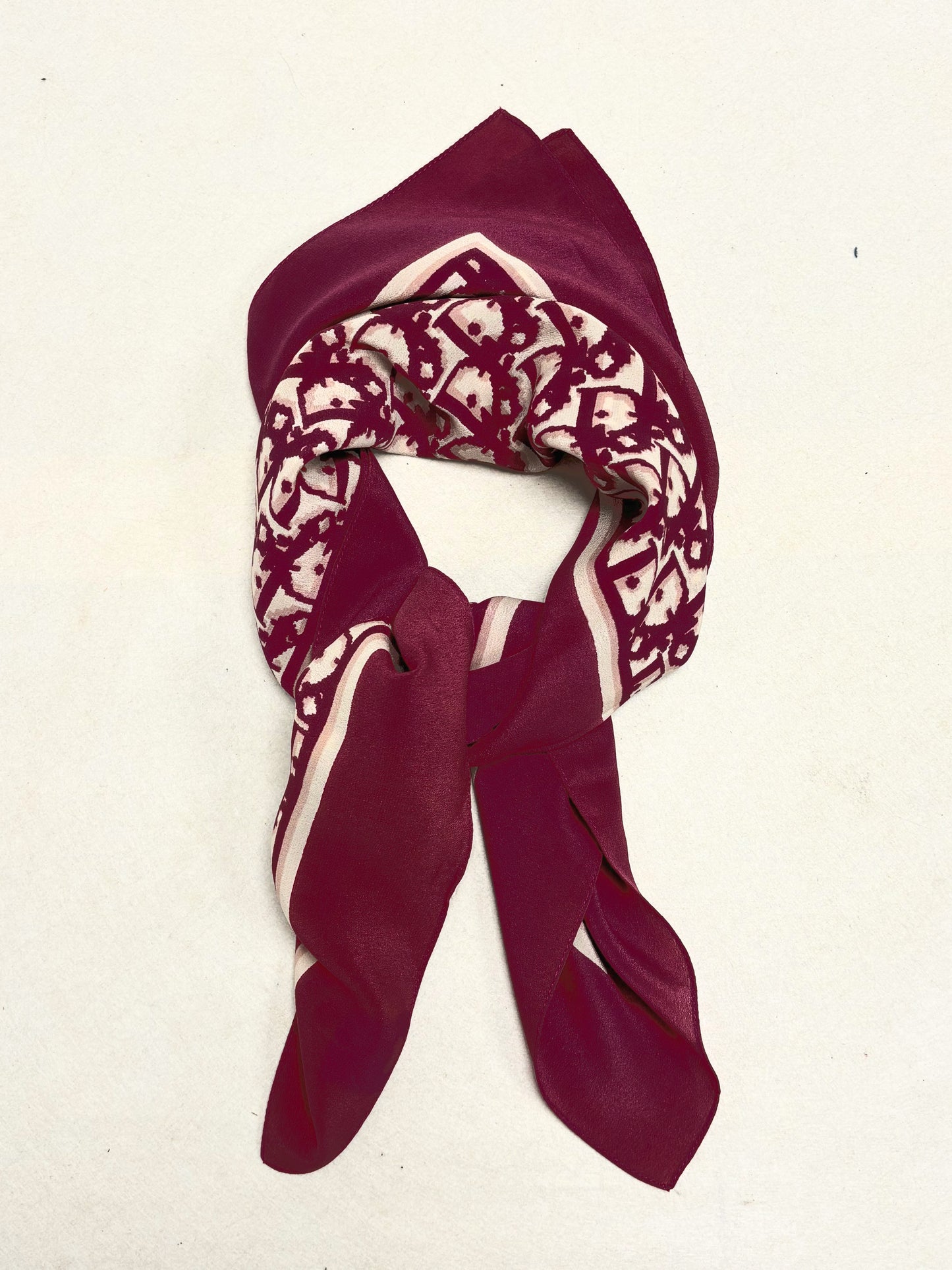 DIOR Foulard Carré Oblique en soie