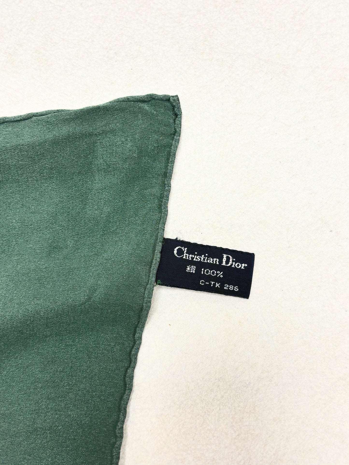 DIOR Foulard Carré Oblique en soie