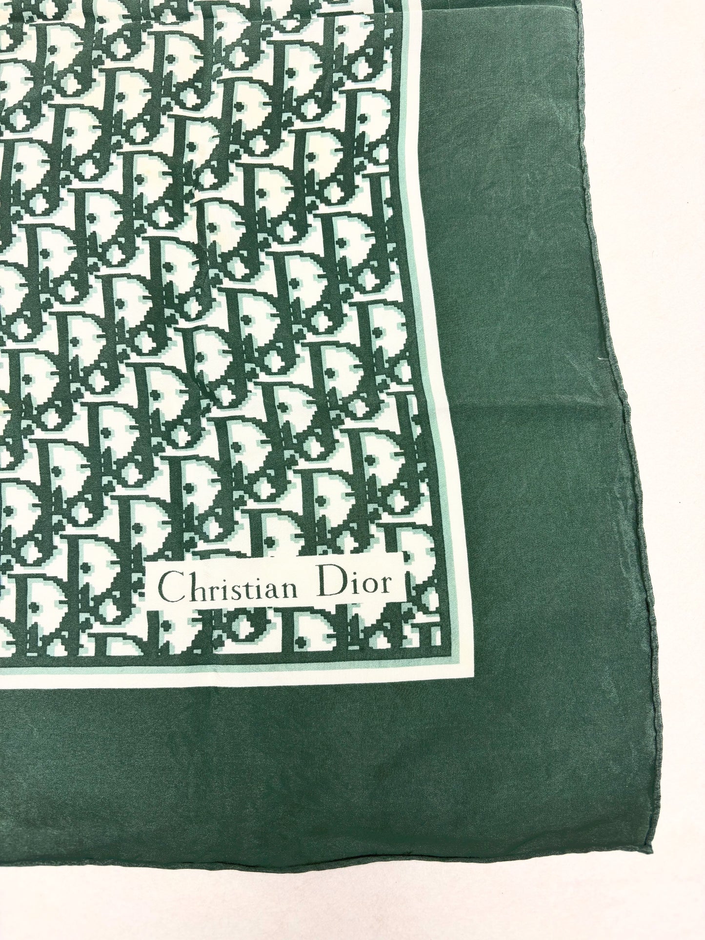 DIOR Foulard Carré Oblique en soie