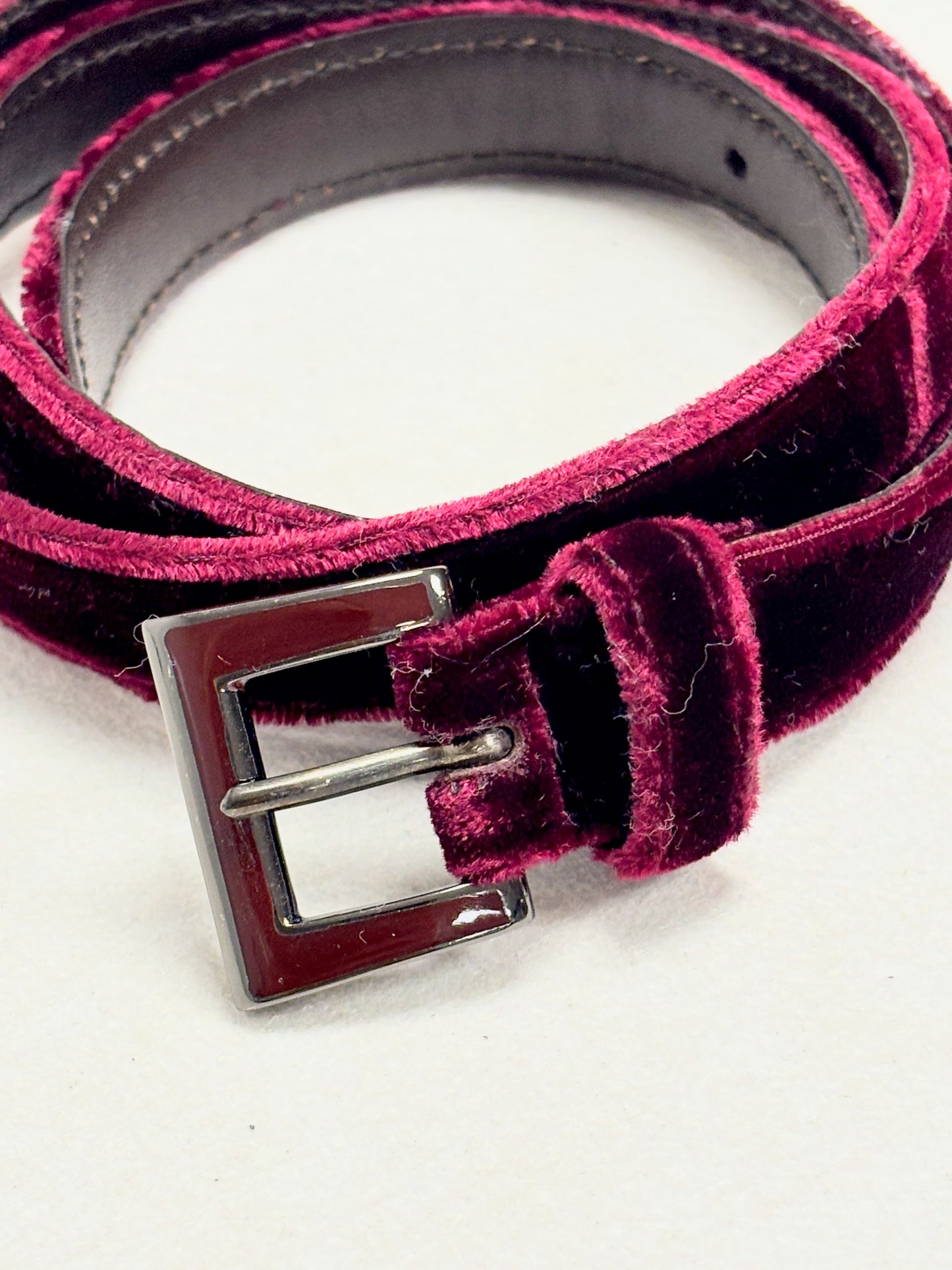 PRADA Ceinture en Velours