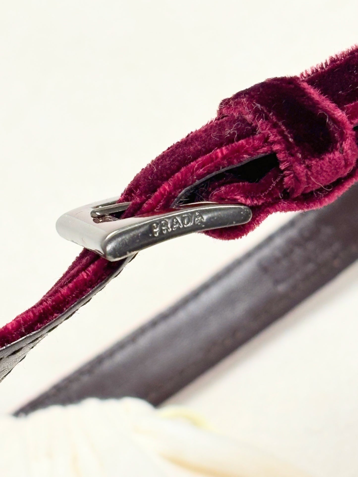 PRADA Ceinture en Velours