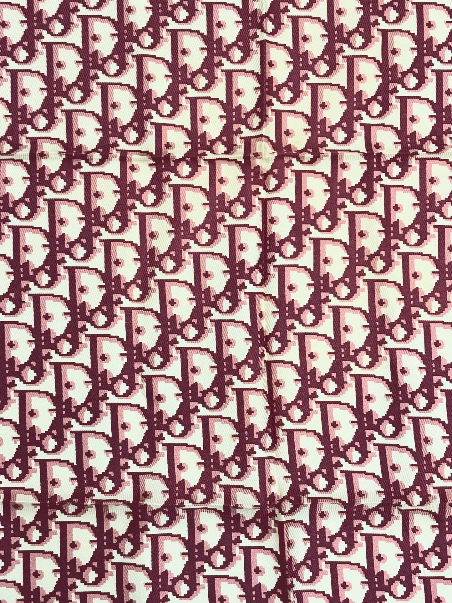 DIOR Foulard Carré oblique en soie