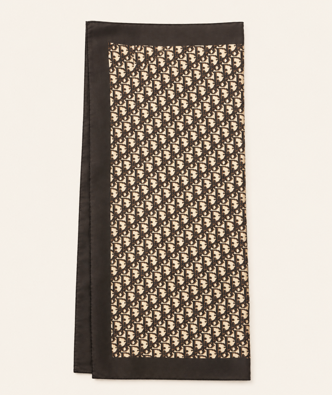 DIOR Foulard Carré Oblique en soie
