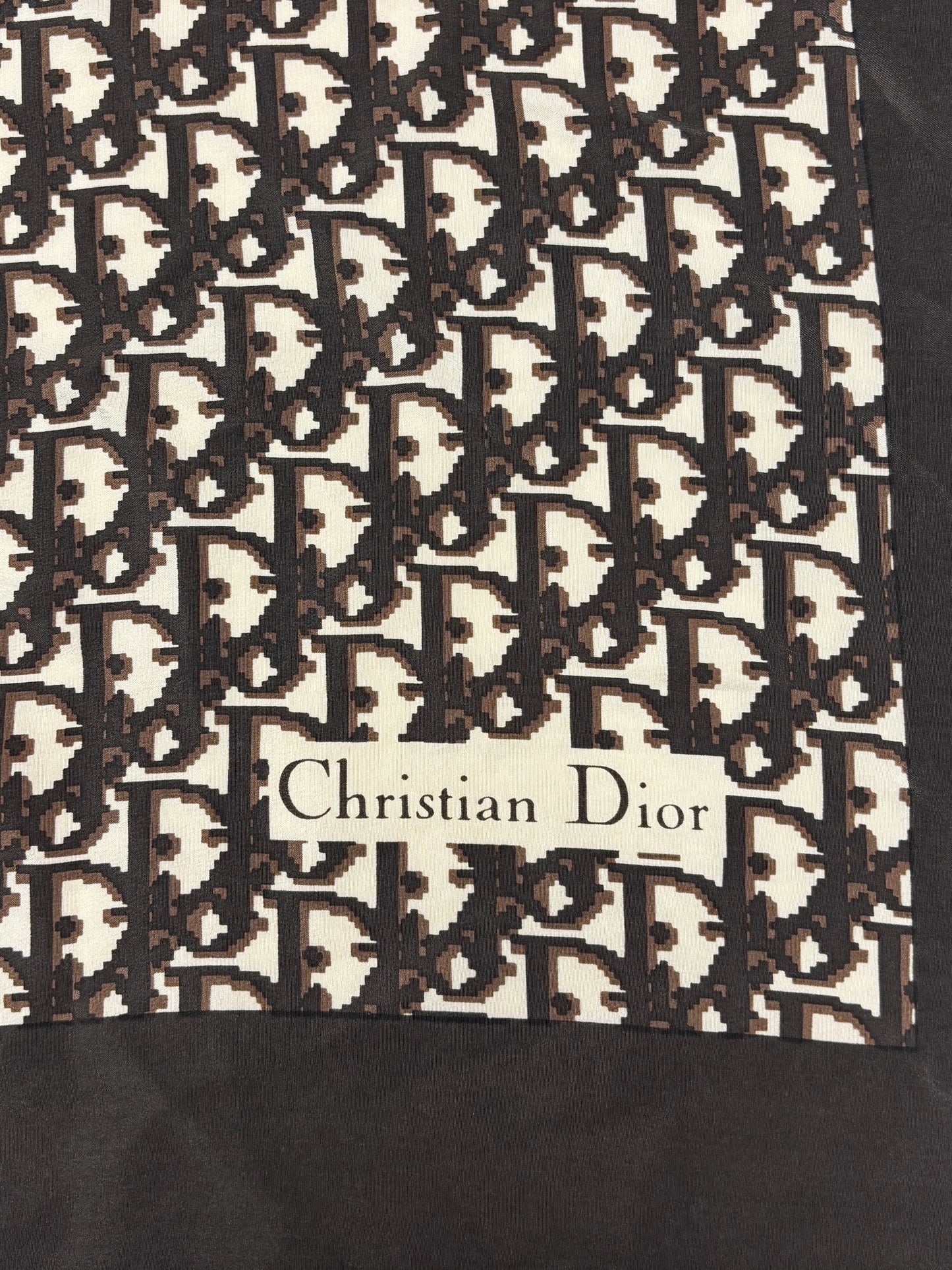 DIOR Foulard Carré Oblique en soie