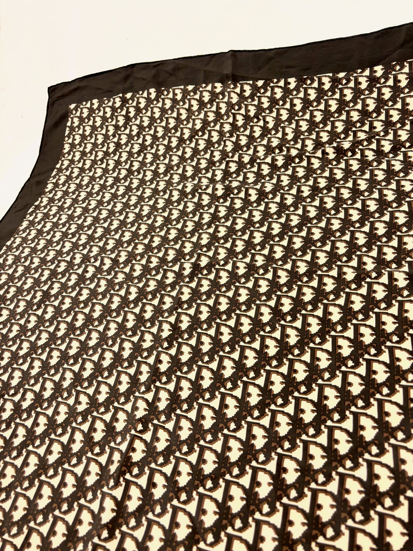 DIOR Foulard Carré Oblique en soie