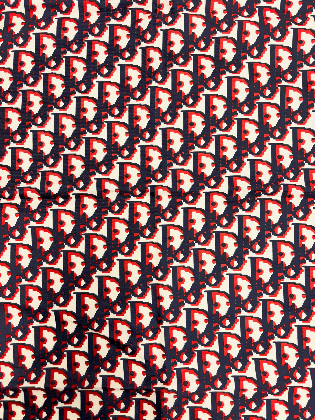 DIOR Foulard Carré Oblique en soie