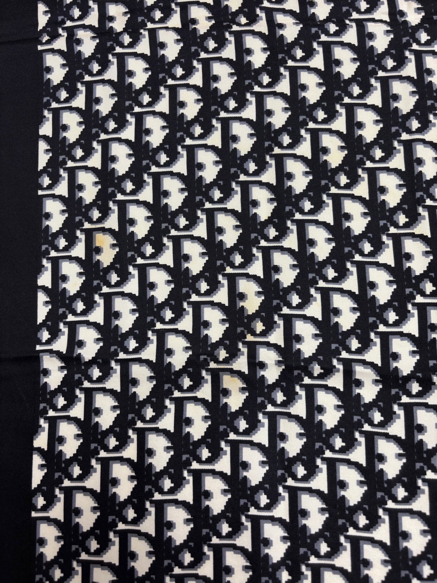 DIOR Foulard Carré Oblique en soie