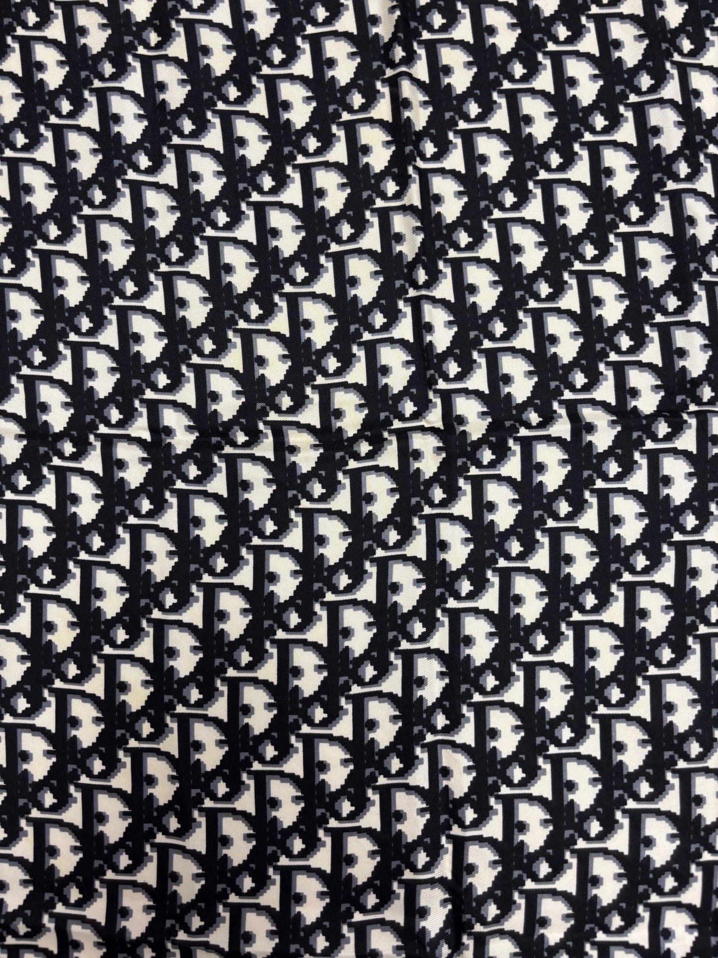 DIOR Foulard Carré Oblique en soie