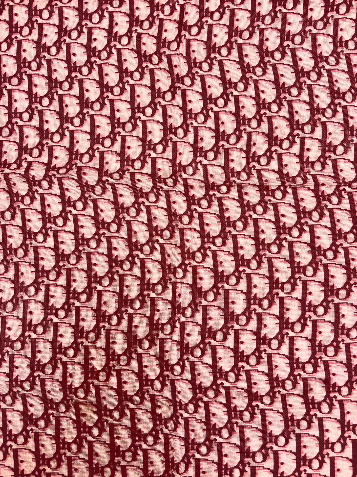DIOR Foulard Carré Oblique soie