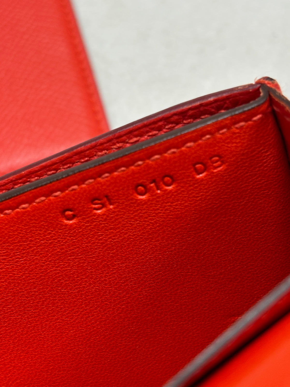 HERMES Portefeuille Passant long toile Cavale