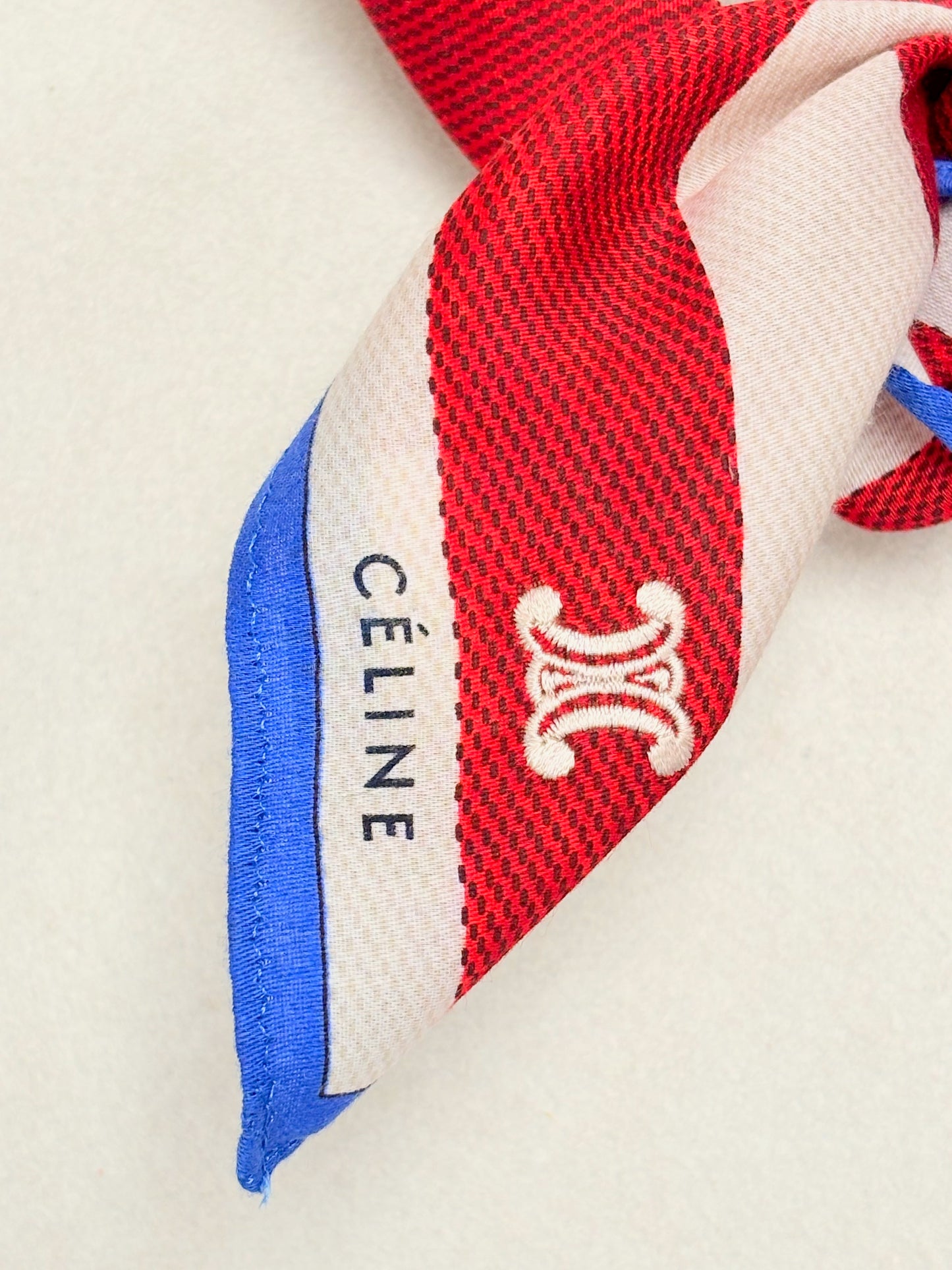 CELINE Foulard Carré Marinière