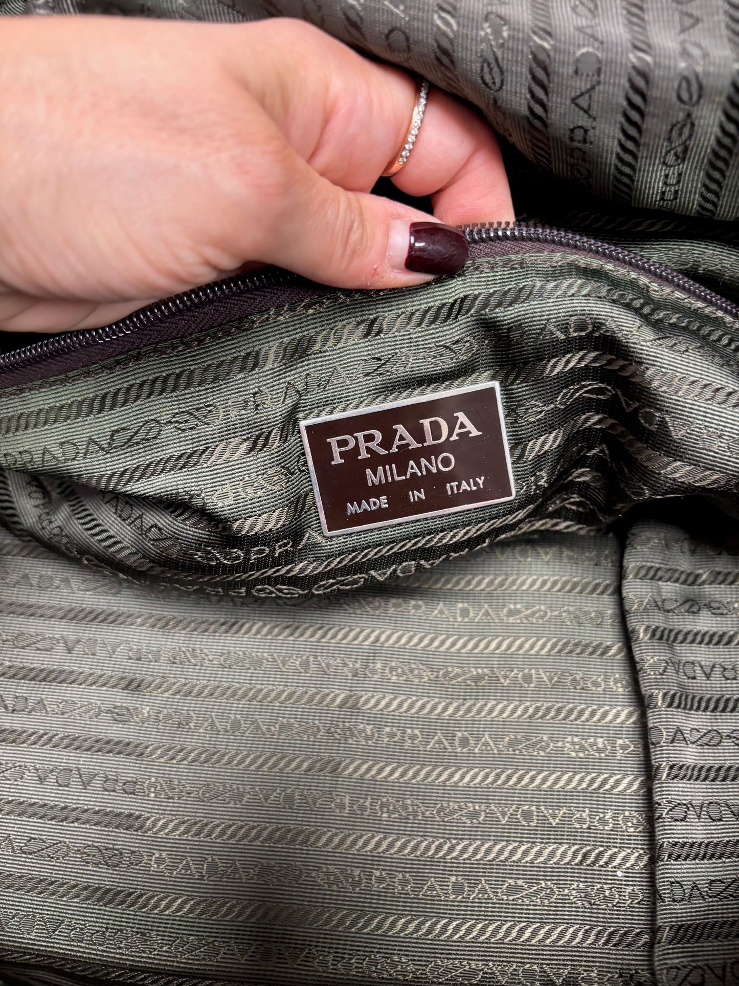 PRADA Sac de voyage Nylon 48h