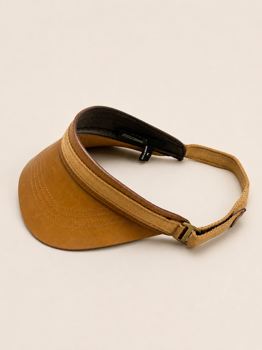 GUCCI Visière en Cuir