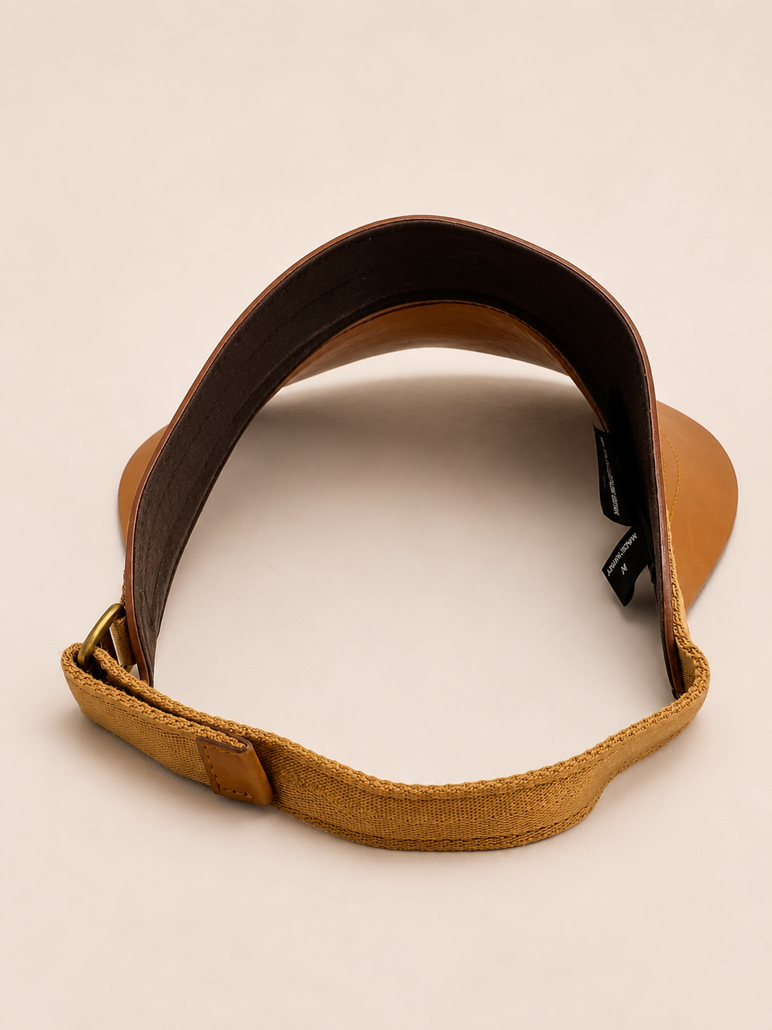 GUCCI Visière en Cuir